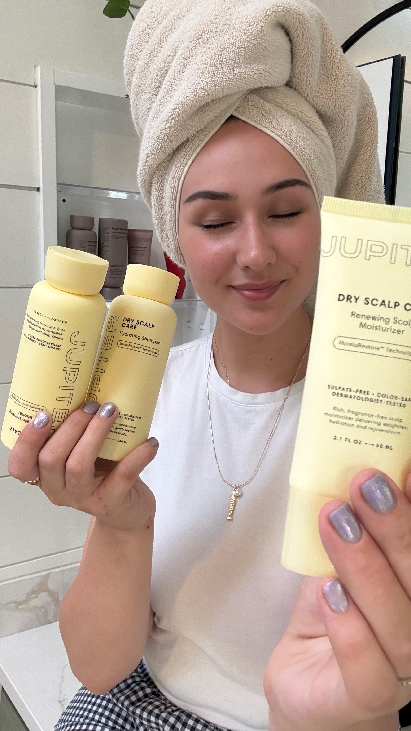JUPITER!!! Best line up for the transition into spring and summer with my allergies comin at me at full force. They are clinically proven to help treat dandruff or dry scalp - Safe for color-treated and chemically-treated hair, sulfate-free, paraben-free, phthalate-free, vegan, cruelty-free, dye-free, and free of synthetic fragrances!! What’s not to love!?! #jupiterpartner #jupiter 

#LTKFindsUnder50 #LTKBeauty