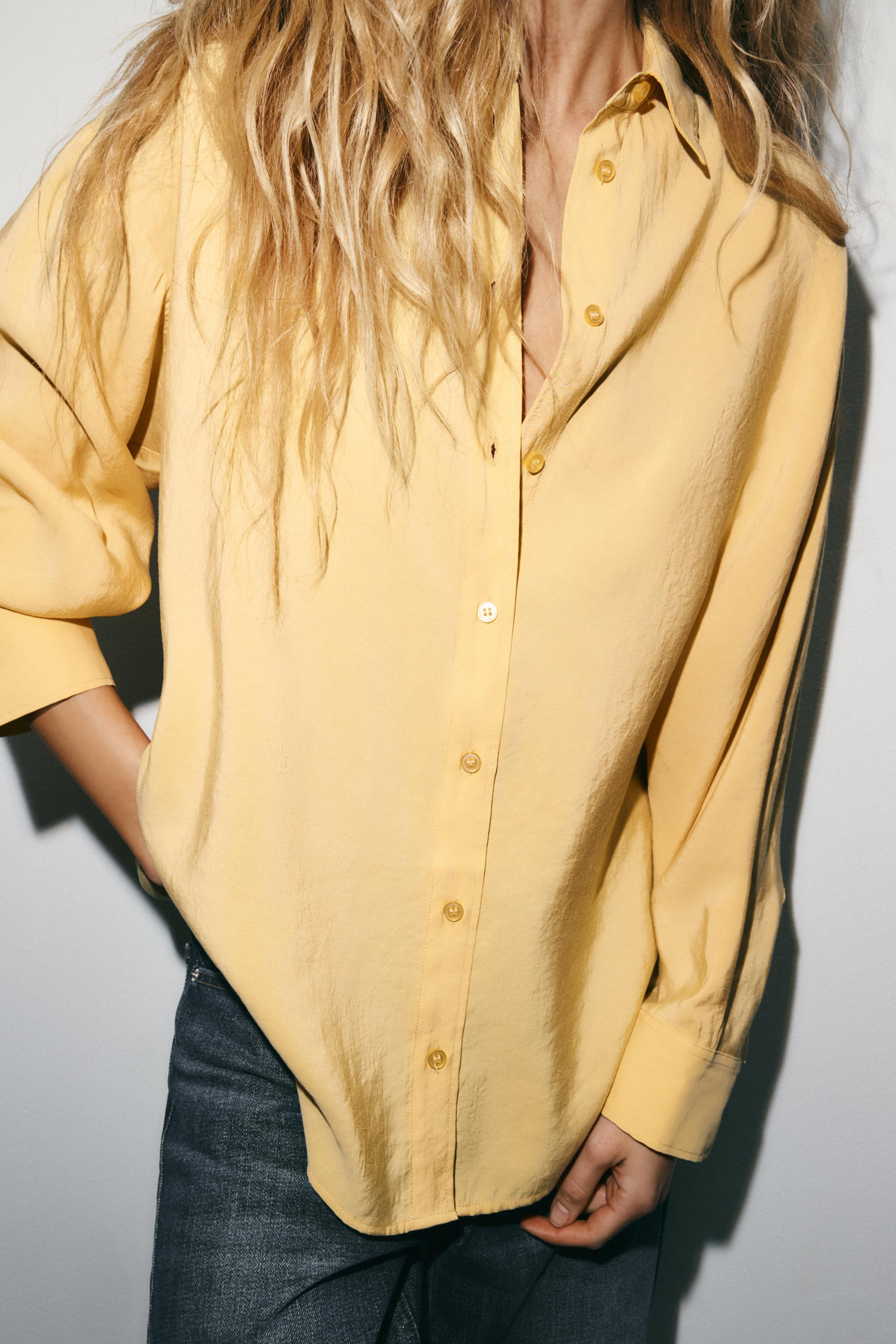 FLOWY OVERSIZED SHIRT | Zara US