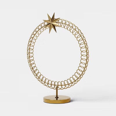 Metal Wreath Christmas Card Holder - Threshold™ | Target