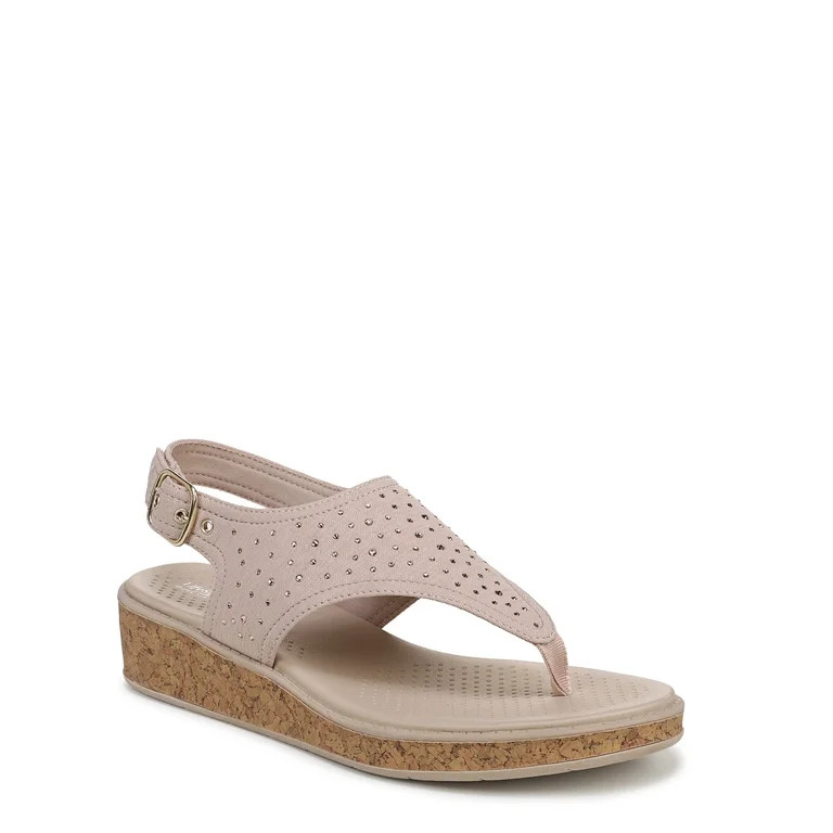 LifeStride Womens Beachy Bright Flip-Flop - Medium & Wide Width | Walmart (US)