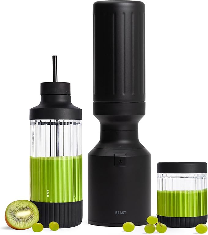 Beast Mighty 850 Stainless Steel | Compact Personal Blender | Extra Vessels | Keeps Blends Cold |... | Amazon (US)