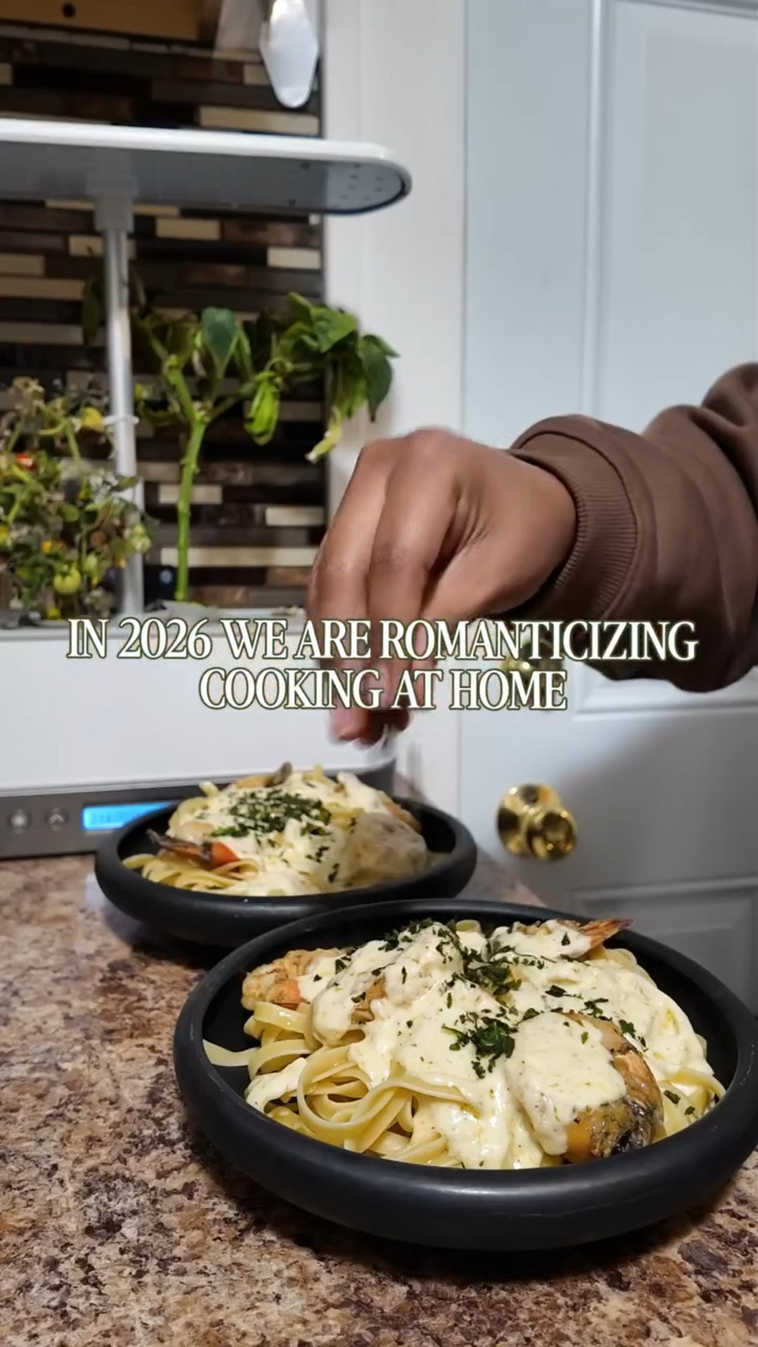 IN 2026, WE’RE ROMANTICIZING COOKING AT HOME.

Making Alfredo from scratch is giving soft life energy 🍝✨

Here’s how I do it:

Ingredients:
• ½ cup butter
• 1 ½ cups heavy cream
• 2 tsp garlic (minced)
• ½ tsp Italian seasoning
• ½ tsp salt
• ¼ tsp pepper
• 2 cups freshly grated parmesan

Instructions:
1. Melt butter & cream in a skillet over low heat for 2 mins
2. Whisk in garlic, Italian seasoning, salt & pepper for 1 min
3. Slowly whisk in parmesan until creamy & smooth
4. Serve immediately and enjoy 🤍

Rich, comforting, and easy to make at home. Perfect for a cozy night in or just treating yourself 💛

#cozymeals #homecooking #pastarecipe #romanticizeyourlife #dinnerinspo

#LTKHome