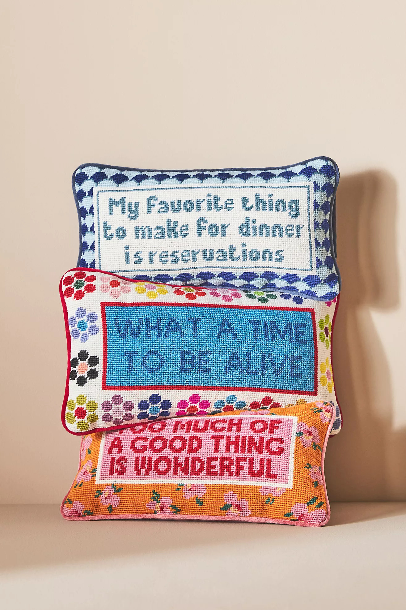 Furbish Studio Needlepoint Pillow | Anthropologie (US)