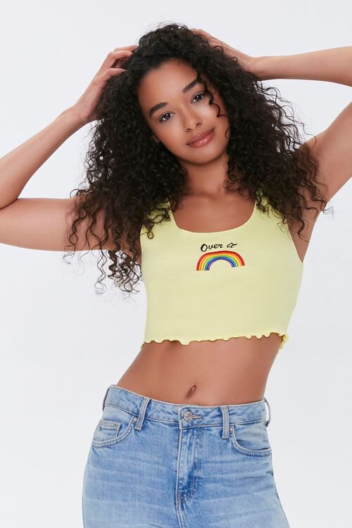 Rainbow Over It Crop Top | Forever 21 (US)