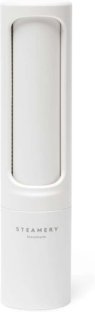 Steamery Lint Brush, Reusable Lint Roller, Pet Hair Remover, Travel Size, Self Cleaning, Rotate to E | Amazon (UK)