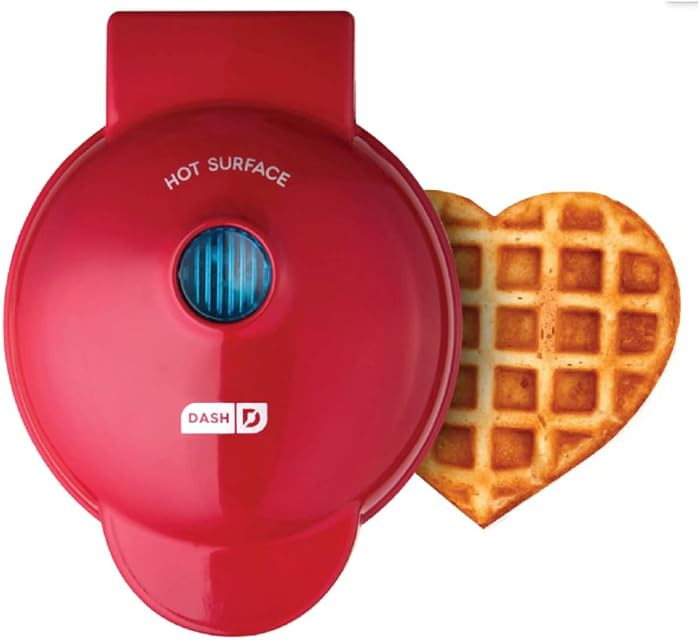 Dash Mini Waffle Maker- Mini Machine for Creative Homemade Treats - Nonstick Iron with Unique Pri... | Amazon (US)