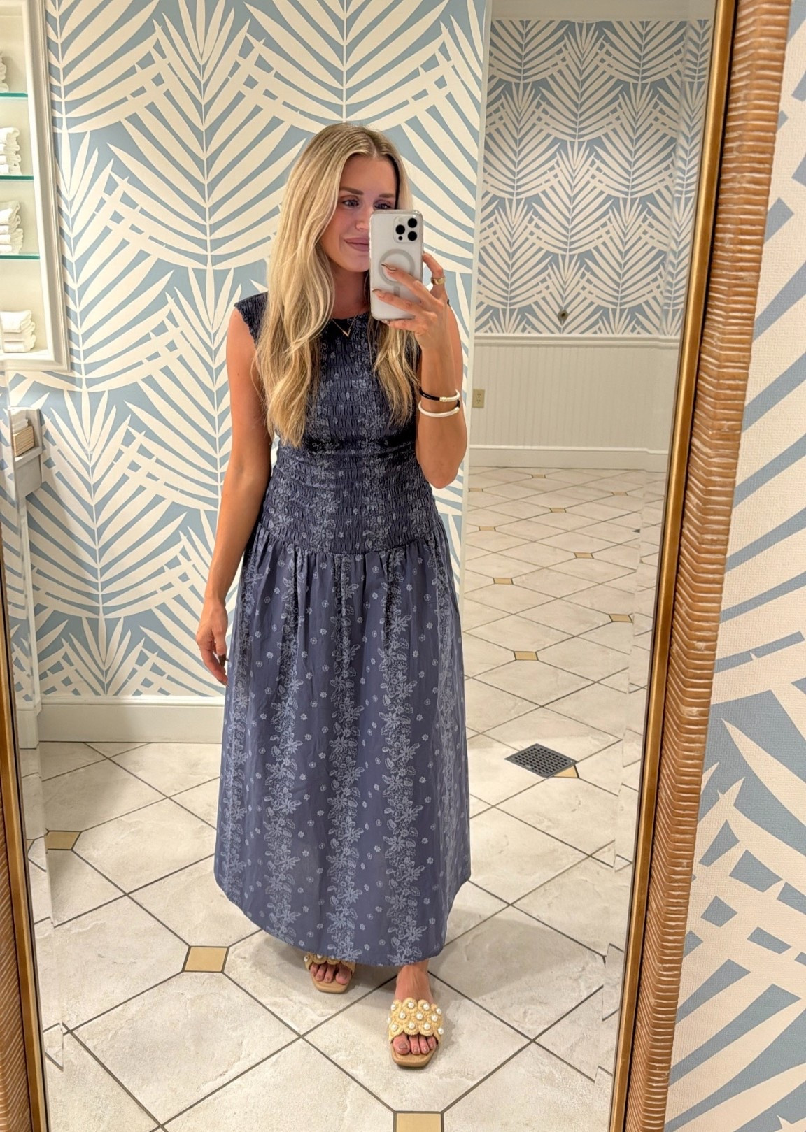 Last-minute Target dress find: soft, comfy, lightweight & stretchy 👗✨ Bonus: these sandals were marked down 😉 