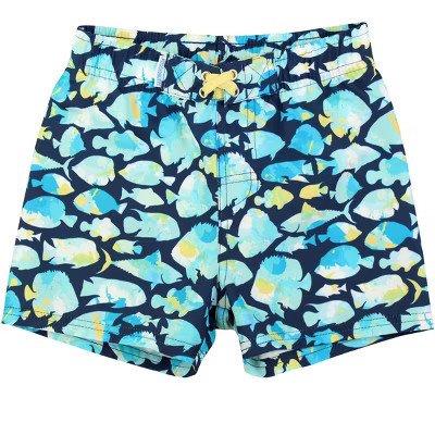 RuffleButts Toddler Swim Trunks - Fish Friends, Size: 2T | Target