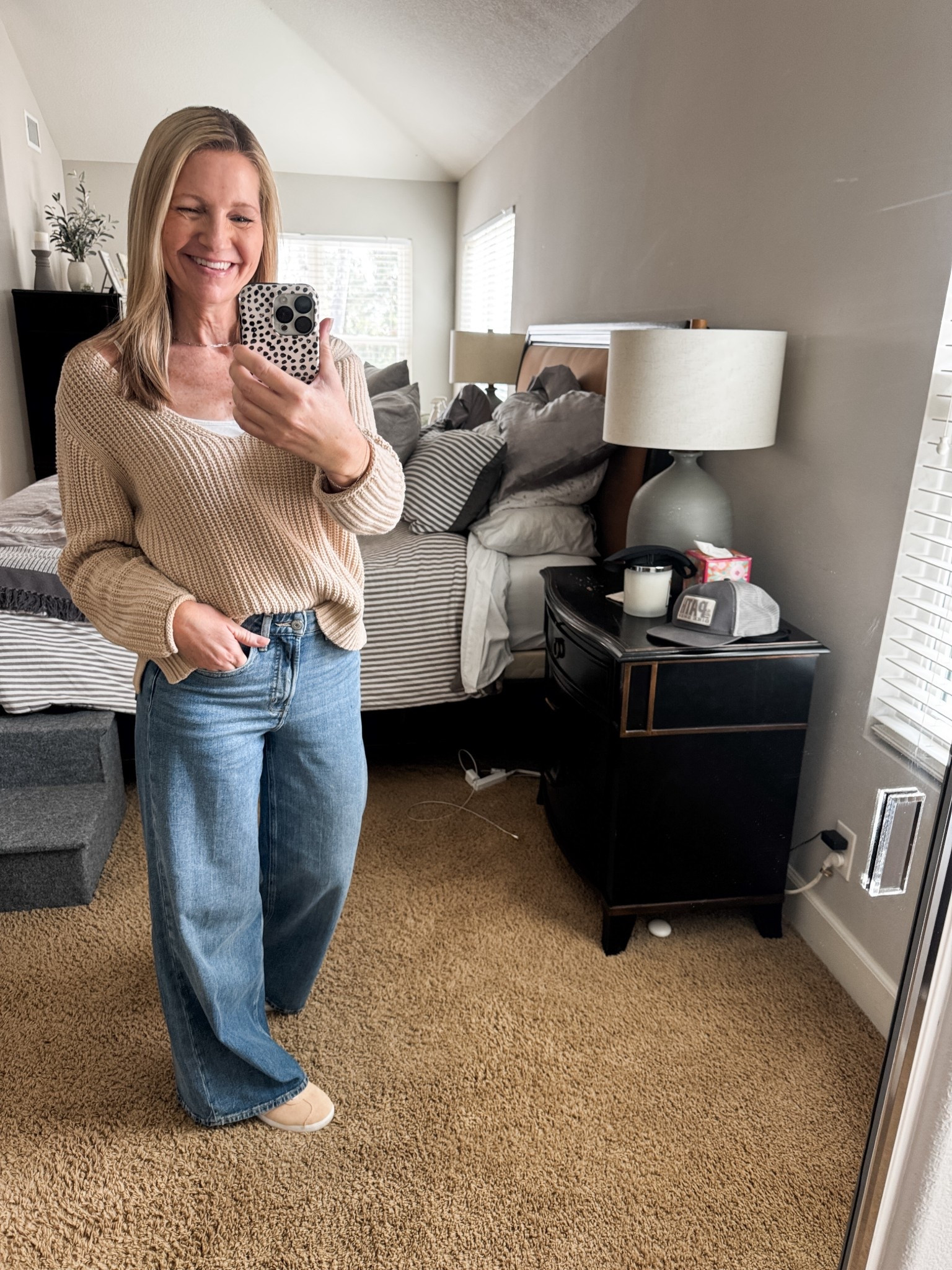 Sunday cozy for church and family dinner in this Target sweater that comes in two colors. 

My extra wide leg jeans are Old Navy. 

#LTKootd #LTKOver40 #LTKSeasonal