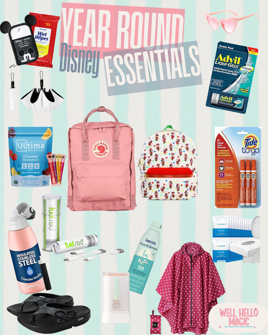 As a mom of 4 that goes to the disney parks more than Walt Disney himself, I can tell you how much easier it is to have a designated year round disney park bag you keep packed and ready for every adventure. Check out some of my favorite essentials I always take with me to the parks, as it makes my day in the disney parks so much easier for me and my kiddos. I can't tell you how many of these items have come to the rescue when there have been surprise rain showers, a dead tablet, or some very sore feet. Click the link below to see more! ✨🏰
 

 #LTKdayinmylife #LTKmomlife #LTKTravel