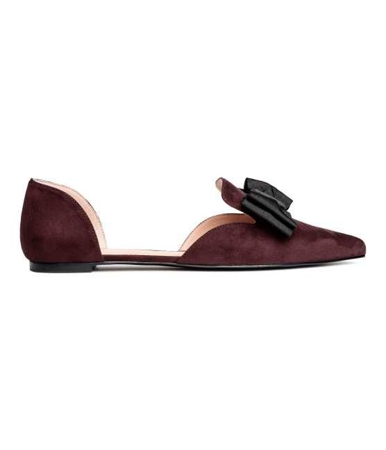 Pointed Flats with Bow | H&M (US)