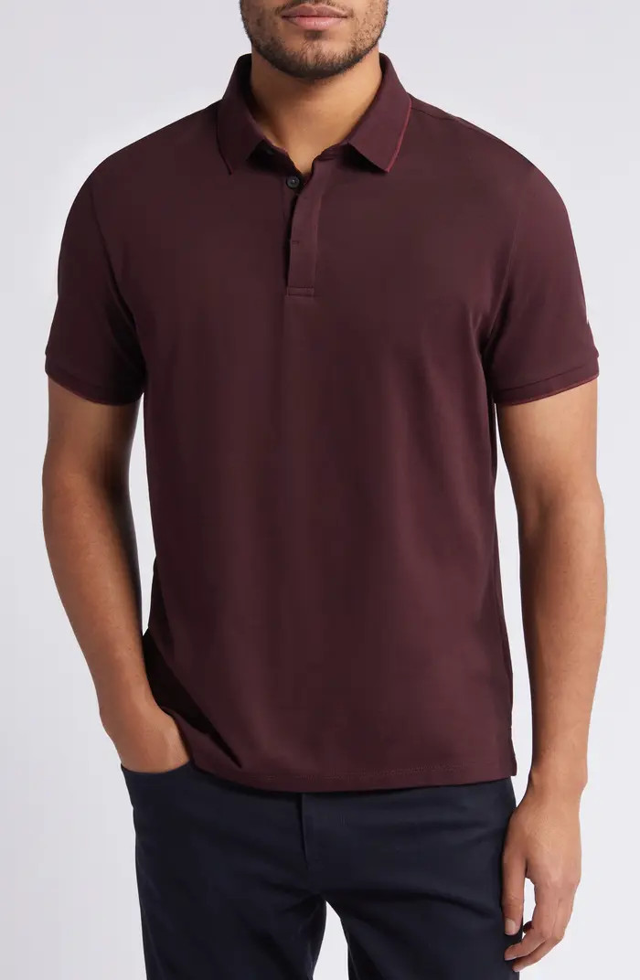 Robert Barakett Hunter Tipped Solid Polo | Nordstrom | Nordstrom