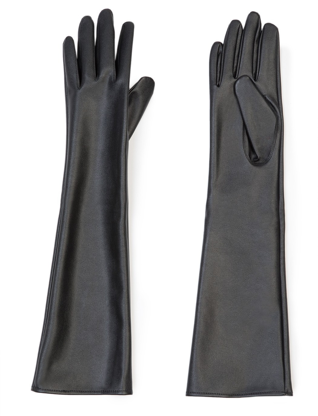 Faux Leather Opera Gloves | Women's Plus Size Accessories | ELOQUII | Eloquii