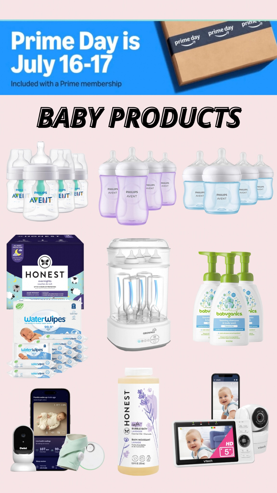 Top baby products for Amazon Prime Day! 

amazon must haves, amazon finds, amazon sale, prime day deals, amazon prime day, newborn must haves, newborn essentials, baby products, philips avent baby bottles, honest diapers, wet wipes, bottle sterilizer, babyganics soap, honest baby soap, owlet monitor, baby monitor 

#LTKBaby #LTKSaleAlert #LTKFamily