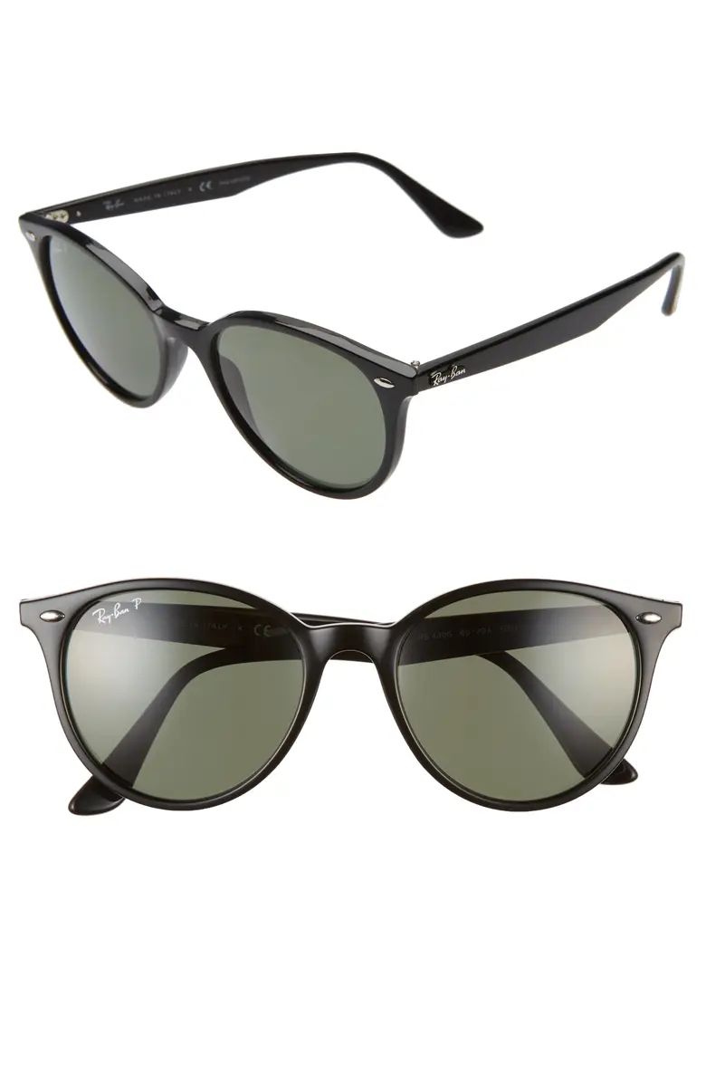Phantos 53mm Polarized Round Sunglasses | Nordstrom