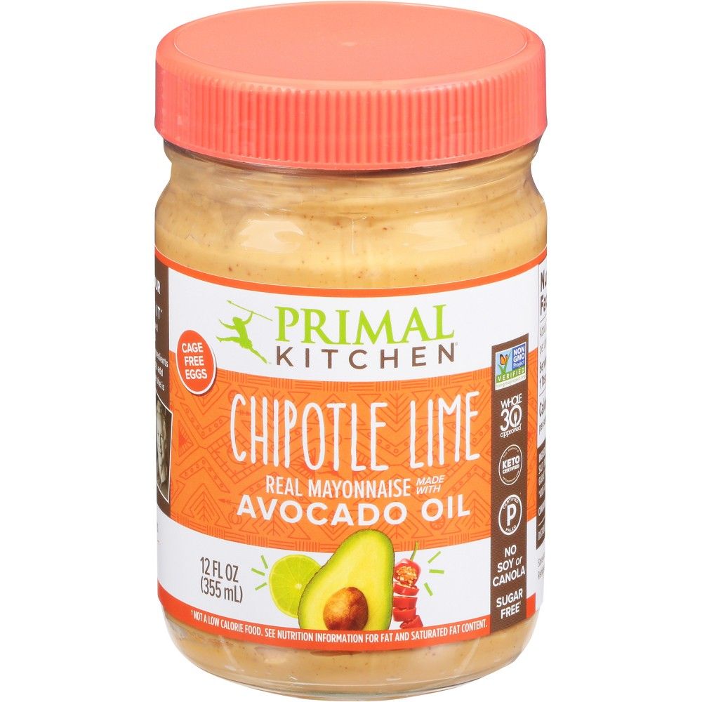 Primal Kitchen Chipotle Lime Mayo with Avocado Oil - 12 fl oz | Target