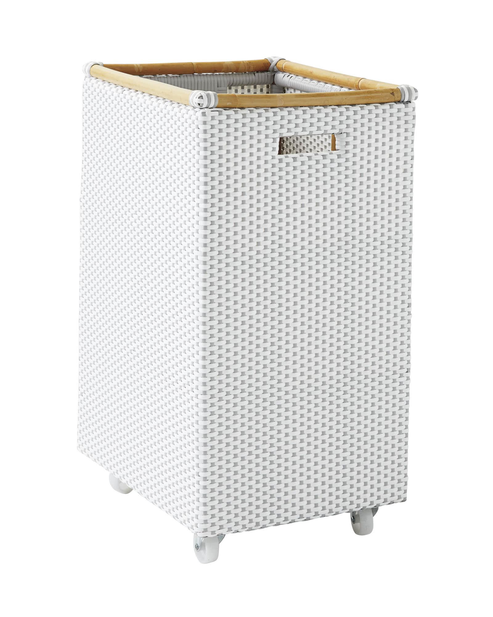 Riviera Rolling Storage - Fog | Serena and Lily