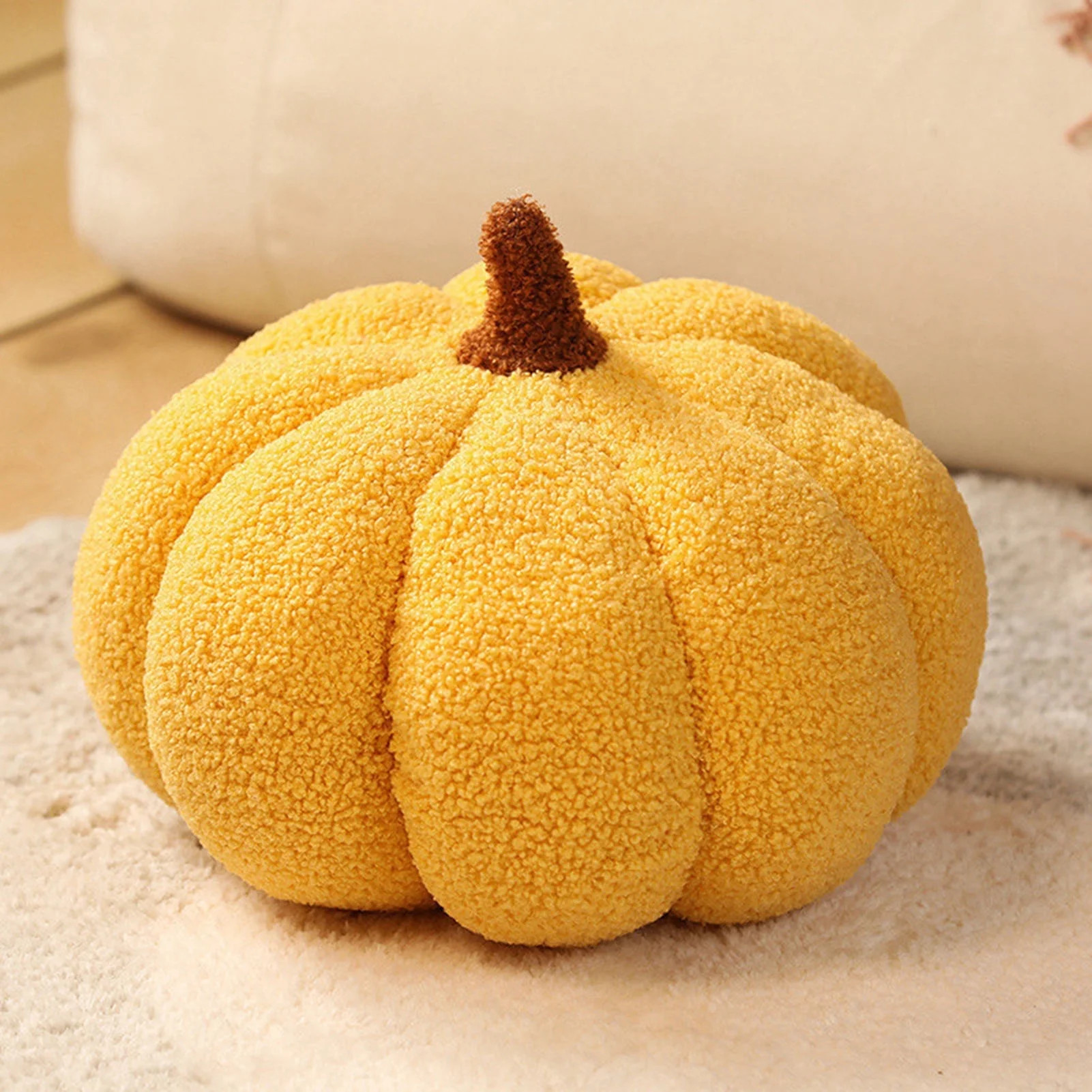 Xinwanna Halloween Pumpkin Throw Pillow Stuffed Pumpkin Plush Toy Sofa Pillow Ornament for Hallow... | Walmart (US)