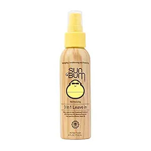 Sun Bum Revitalizing 3 in 1 Leave In Conditioner - Anti Frizz Detangler - Color Safe with UV Prot... | Amazon (US)