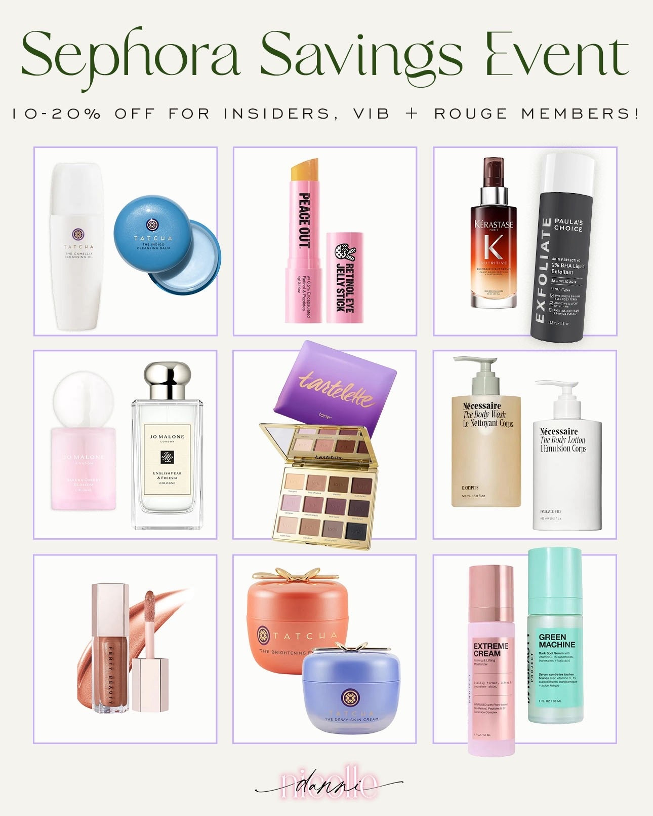 The Sephora Savings Event is here! Take 10-20% off depending on Insider Status! 

Here are some of my favorite products I always recommend and re-purchase!

#sephorasale

Sephora sale. Sephora savings event picks. Everyday makeup routine. Sephora favorites  

#LTKFindsUnder100 #LTKBeauty #LTKSaleAlert