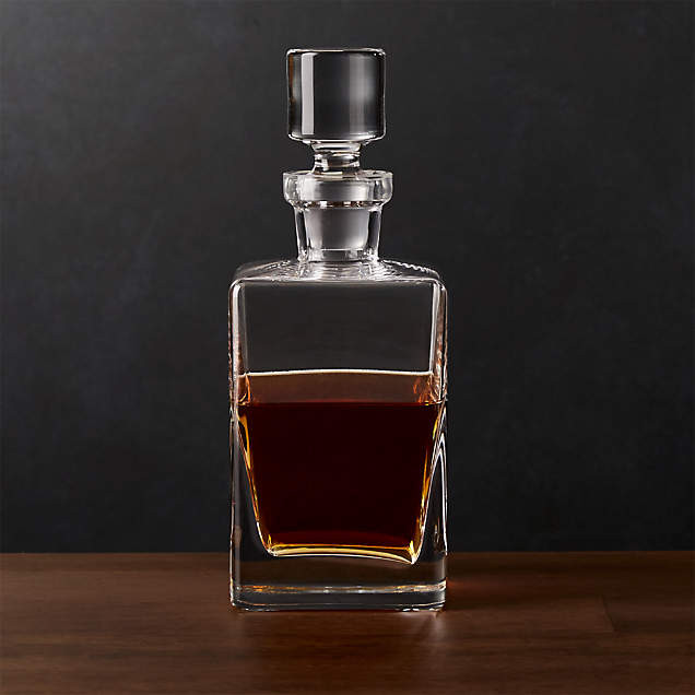 Direction Hand-Blown Decanter + Reviews | Crate & Barrel | Crate & Barrel