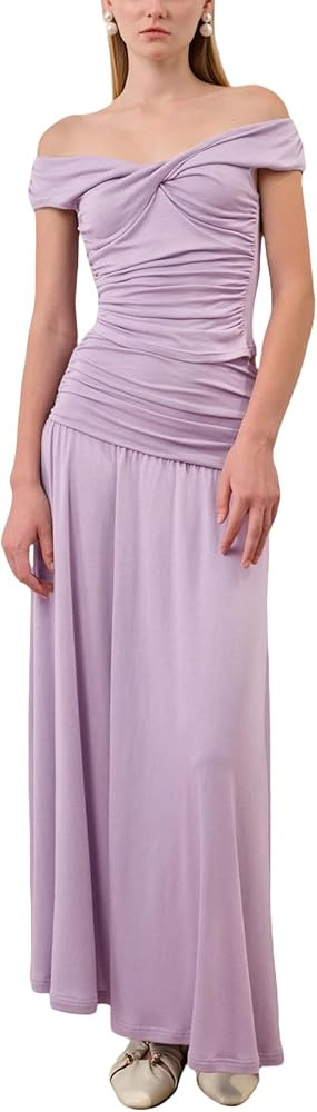 Two Piece Skirt Set for Women - Sexy Sleeveless Spaghetti Strap Pleated Tank Top Maxi Long Skirts... | Amazon (US)
