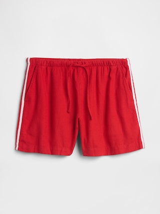 4" Pull-On Linen-Blend Shorts | Gap Factory