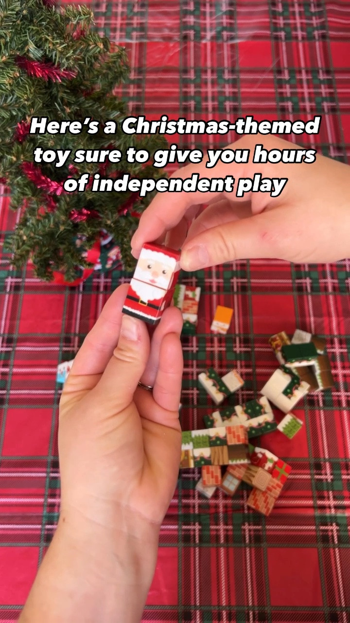 These Christmas-themed magnetic cube blocks are such a hit with my kids! They would also be great for holiday travel. 

#LTKSeasonal #LTKKids #LTKHoliday