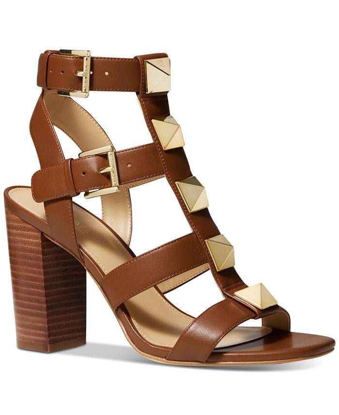 Michael Kors Women's Wren Gladiator Studded Dress Sandals & Reviews - Sandals - Shoes - Macy's | Macys (US)