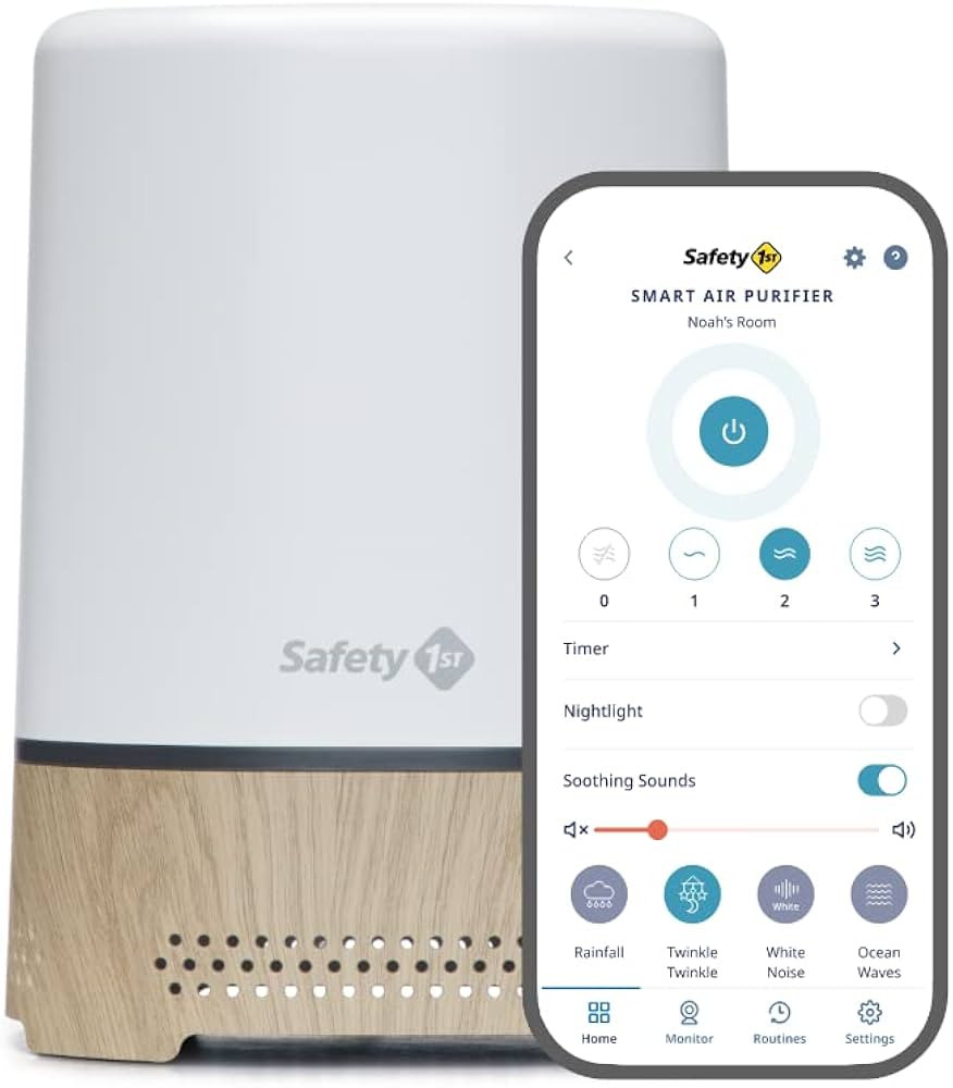 Safety 1st Smart Air Purifier, App Controlled with iOS & Android, White | Amazon (US)