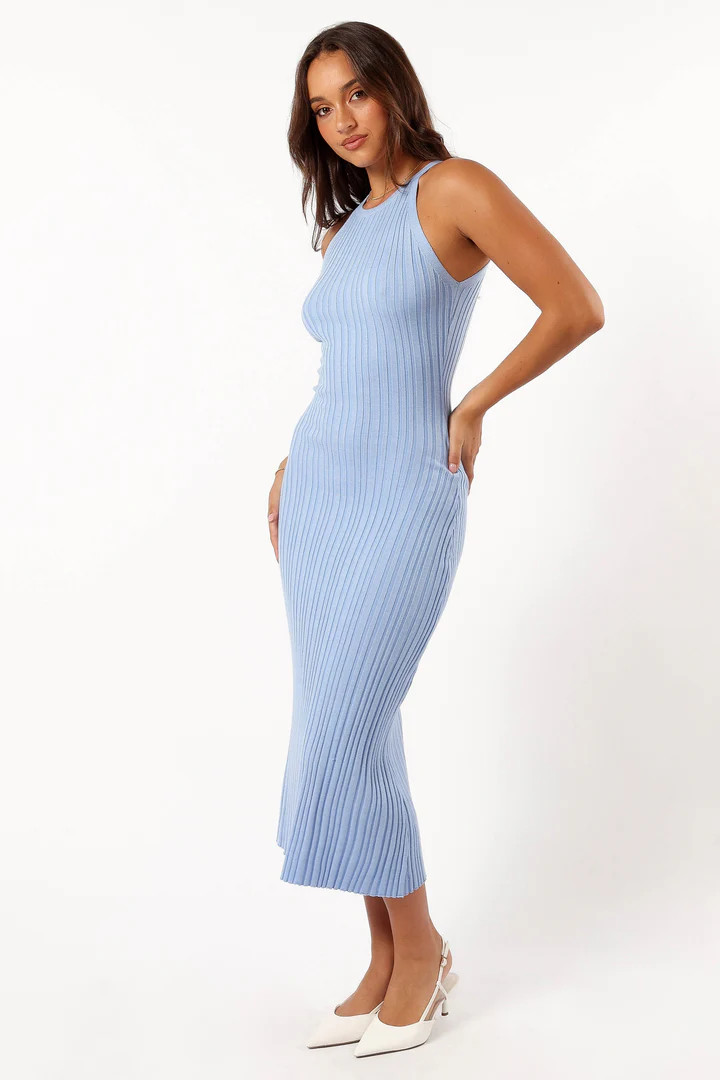 Brighton Maxi Dress - Dusty Blue | Petal & Pup (US)