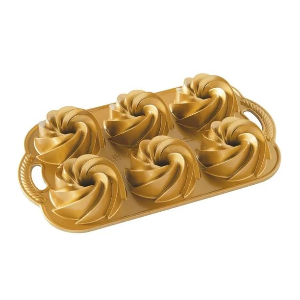 Nordic Ware Heritage Bundtlette Cakes, Gold - Walmart.com | Walmart (US)