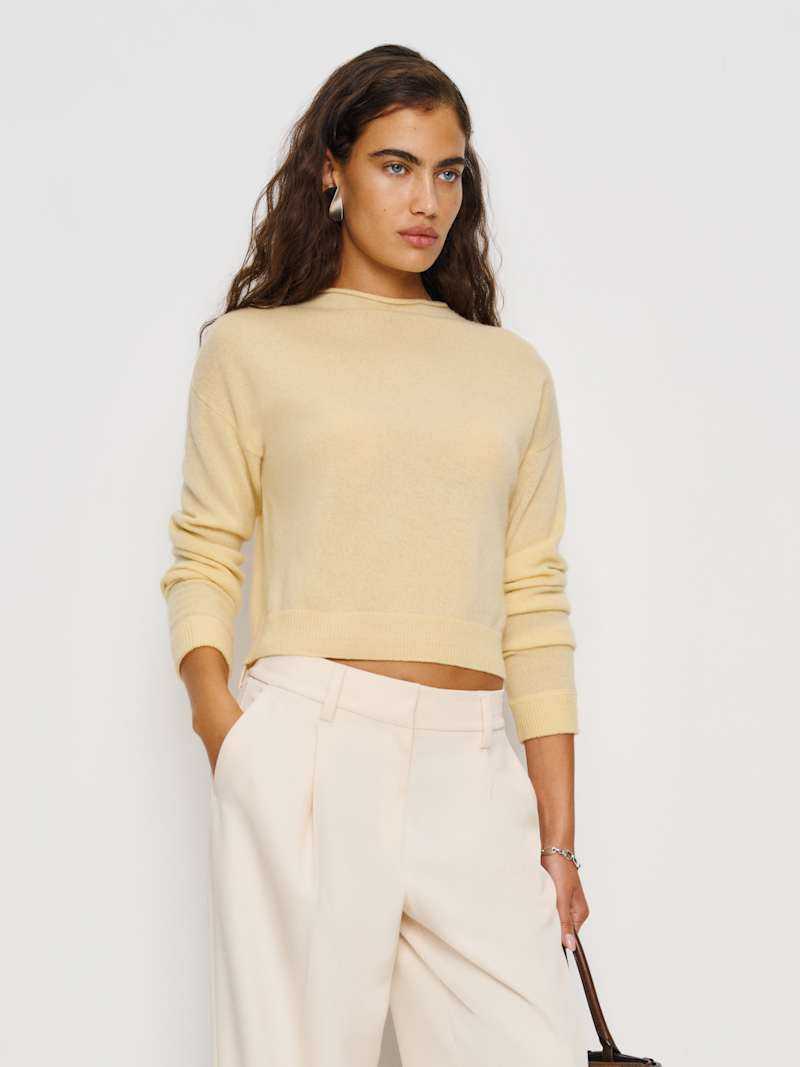 Monique Cashmere Mockneck | Reformation (Global)