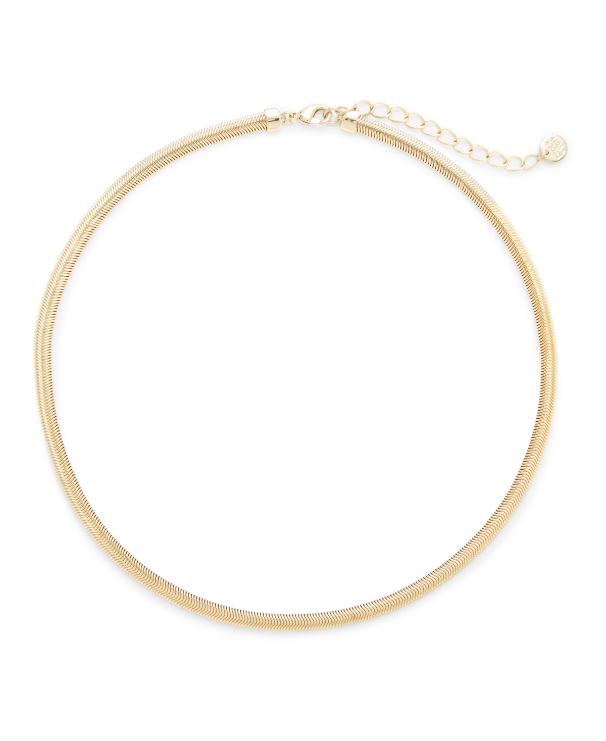 brook & york 14K Gold Plated Izzy Herringbone Choker Necklace - Gold Plated | Macy's