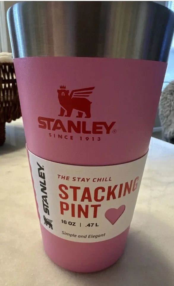Stanley Stacking Pint Valentines Day 💘 Target Exclusive PINK 💕Sleeve On InHand | eBay US