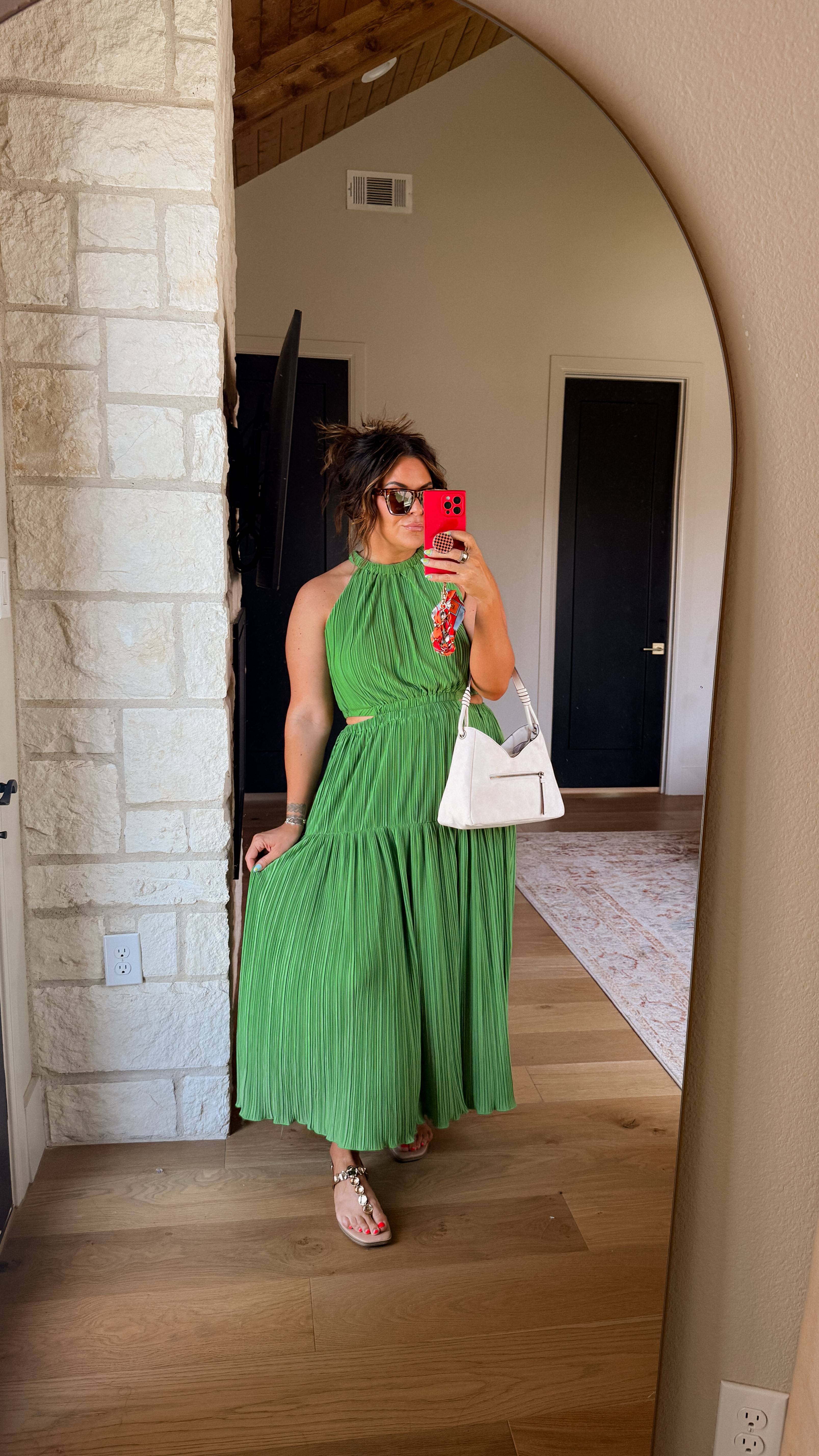 Wearing a large in this Walmart silky  dress. Perfect for a summer wedding guest dress or date night!


#LTKFindsUnder50 #LTKStyleTip #LTKMidsize

#LTKStyleTip #LTKWedding #LTKFindsUnder50