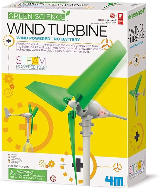 4M Wind Turbine Science Kit, Green Science | Amazon (US)