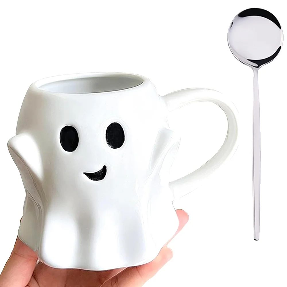 Ghost Mug, Ceramic Ghost Coffee Mug, Halloween Ghostface Mug, 14 Fl Oz | Walmart (US)