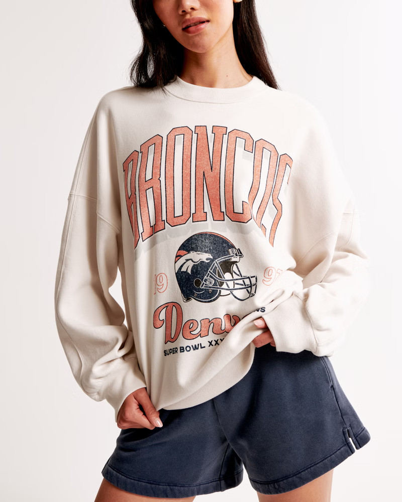 Denver Broncos Vintage Sunday Crew | Abercrombie & Fitch (US)
