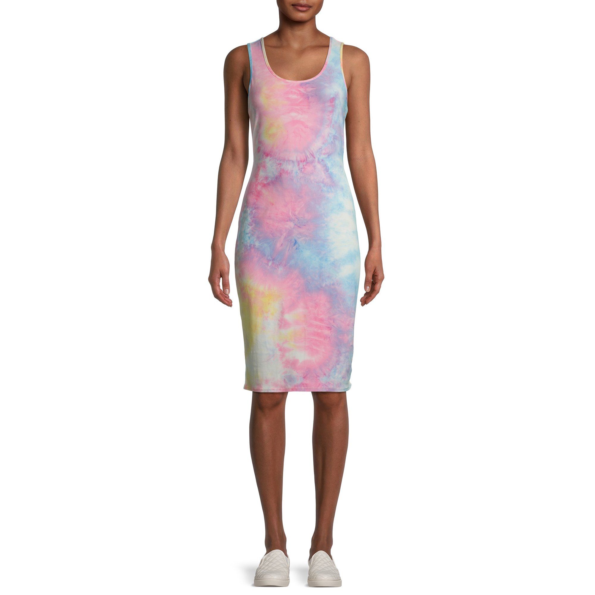 No Boundaries Juniors' Bodycon Tank Dress | Walmart (US)