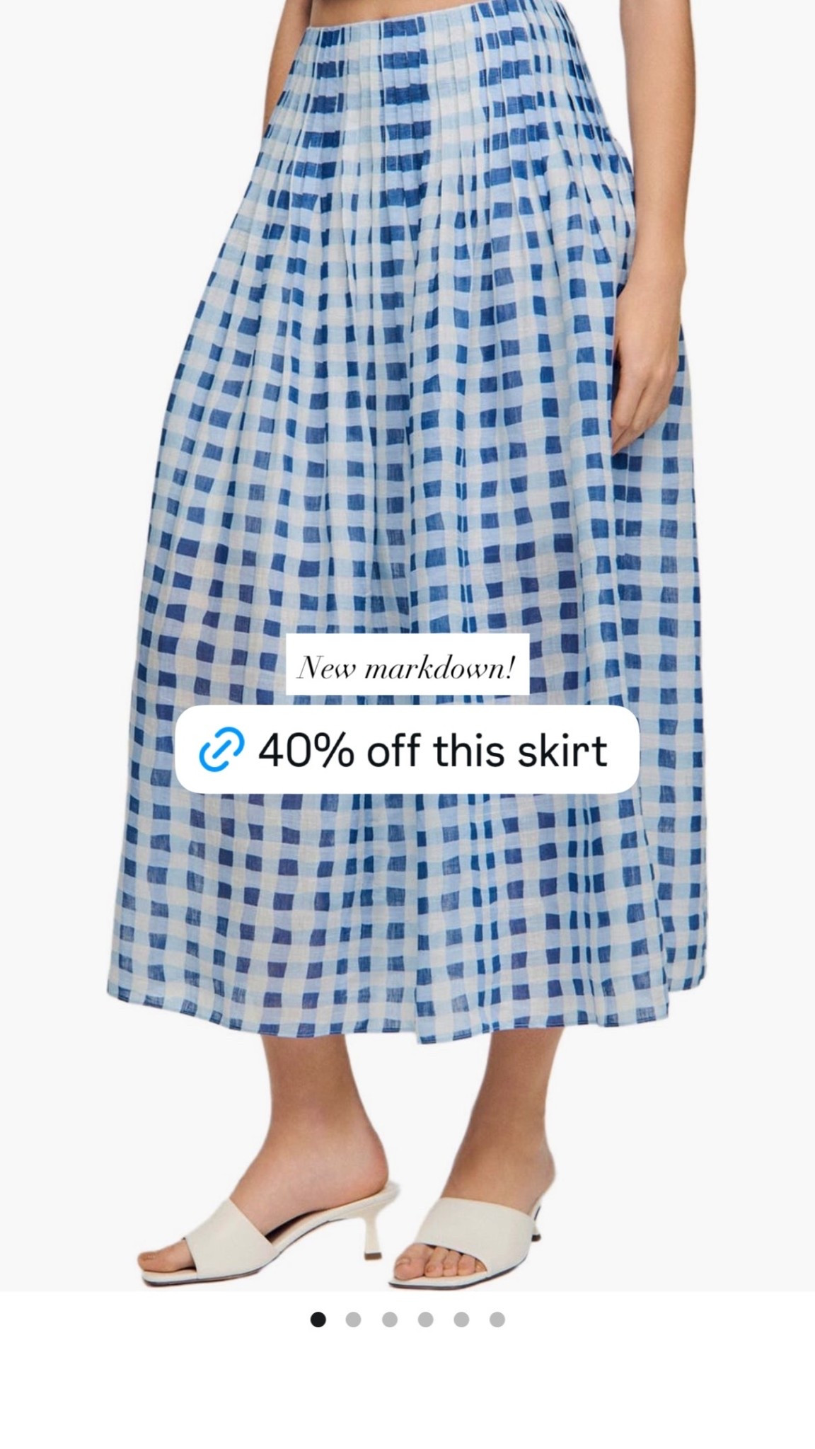 Pretty summer skirt💙

#classicstyle
#midiskirt
#salealert
#Nordstrom
#summerskirt

#LTKootd #LTKSeasonal #LTKSaleAlert