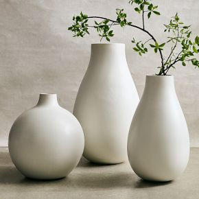 Oversized Pure White Ceramic Collection | West Elm (US)
