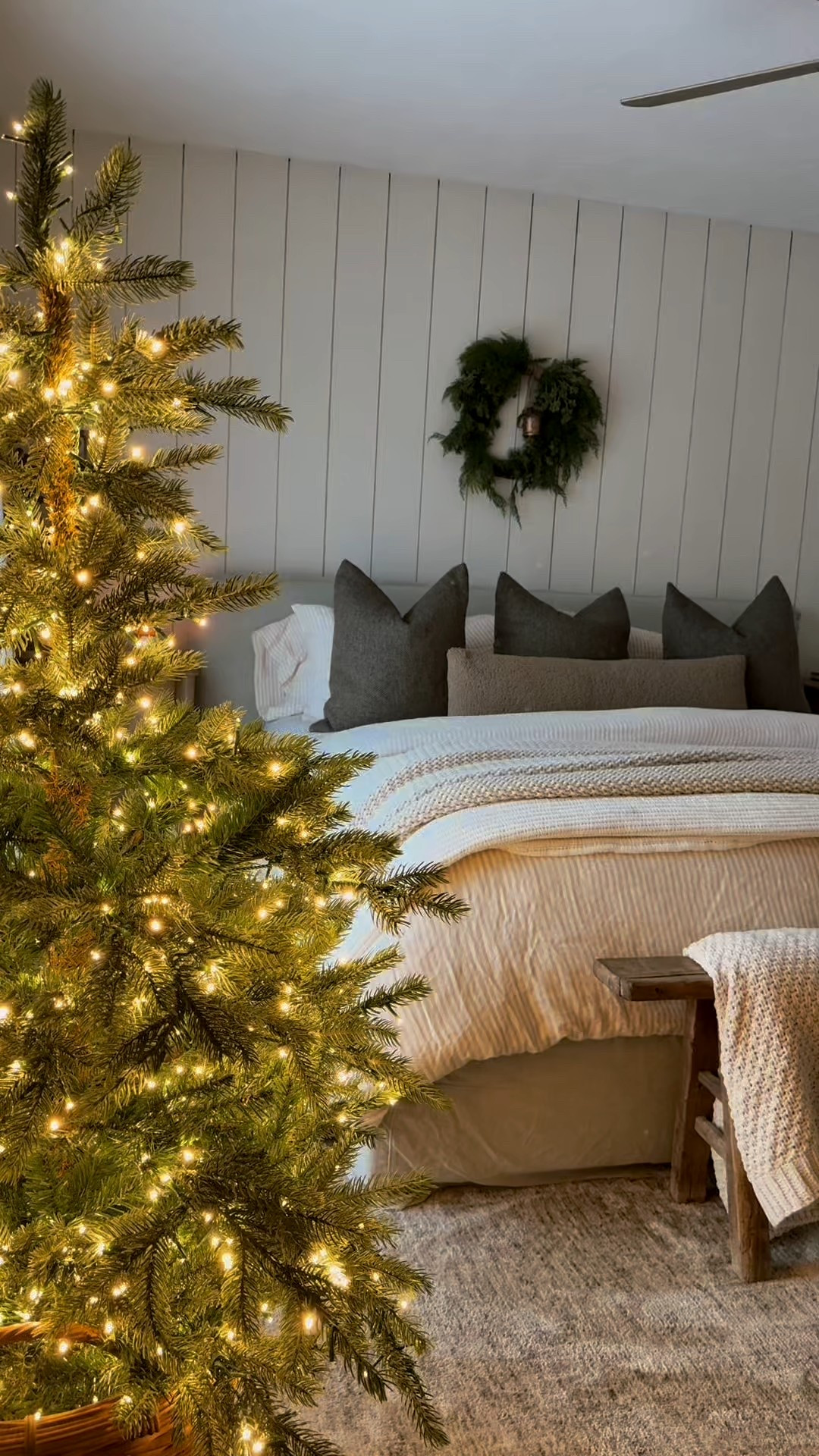 Stripes are a perfect way to add in some texture without a pattern that is too busy. This linen fabric just gets better each wash as well! #QuincePartner 

#LTKHoliday #LTKSeasonal #LTKHome