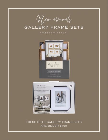Shop these cute gallery frame sets for a steal!! Under &40!

#LTKHome #LTKFindsUnder50 #LTKSaleAlert