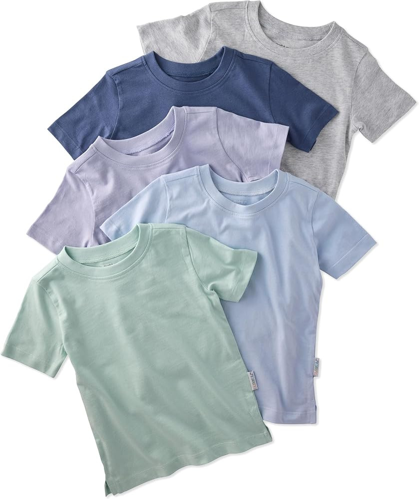 Butterblu Taylor 5-Pack Short Sleeve T-Shirts\u200b 100% Organic Cotton | Amazon (US)