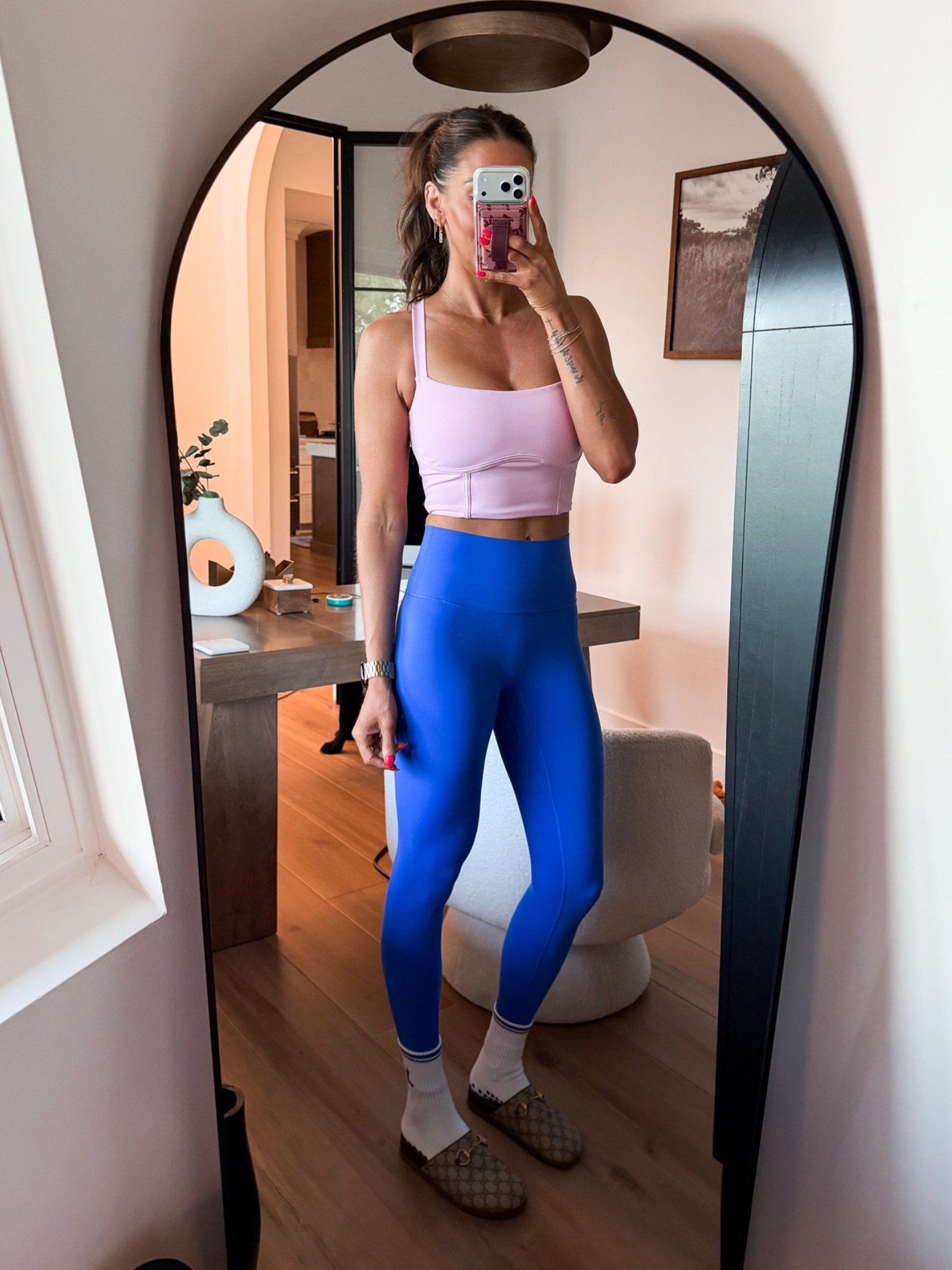 Tank with built in bra-small
Leggings-4
Mules-37.5

#LTKootd #LTKfitnessgoals #LTKActive
