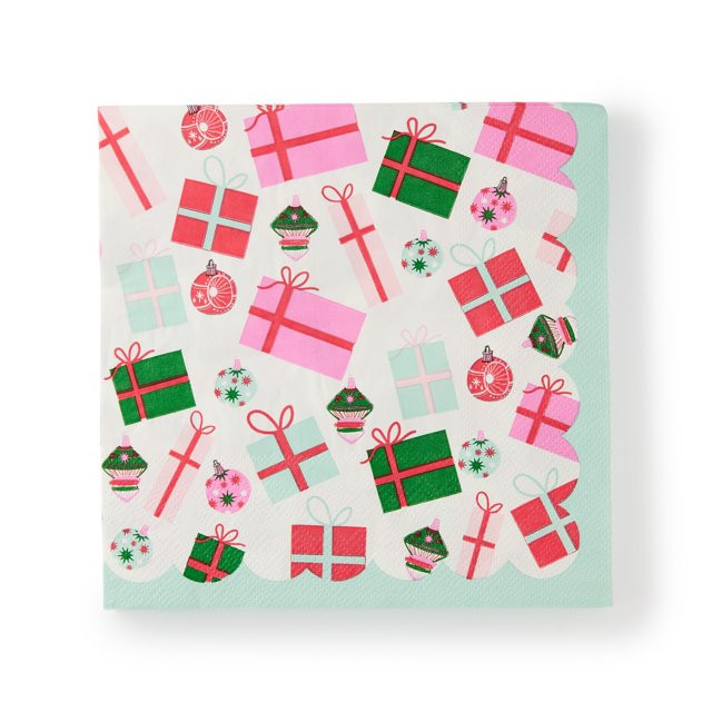 Packed Party Holiday Gifts Disposable Dessert Napkins - 20 Count | Walmart (US)