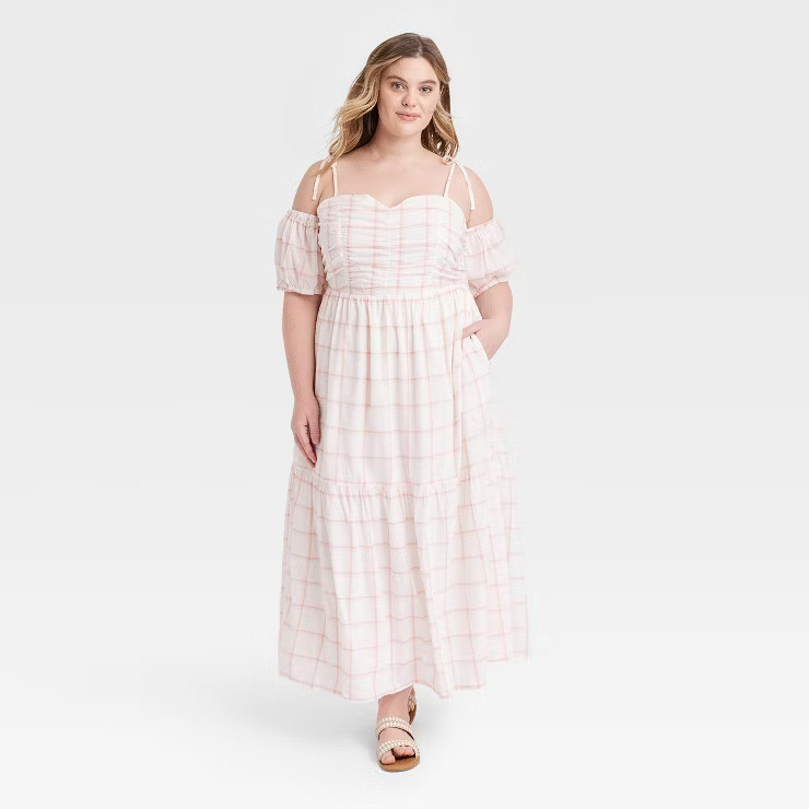 Women's Puff Short Sleeve A-Line Dress - Universal Thread™ | Target