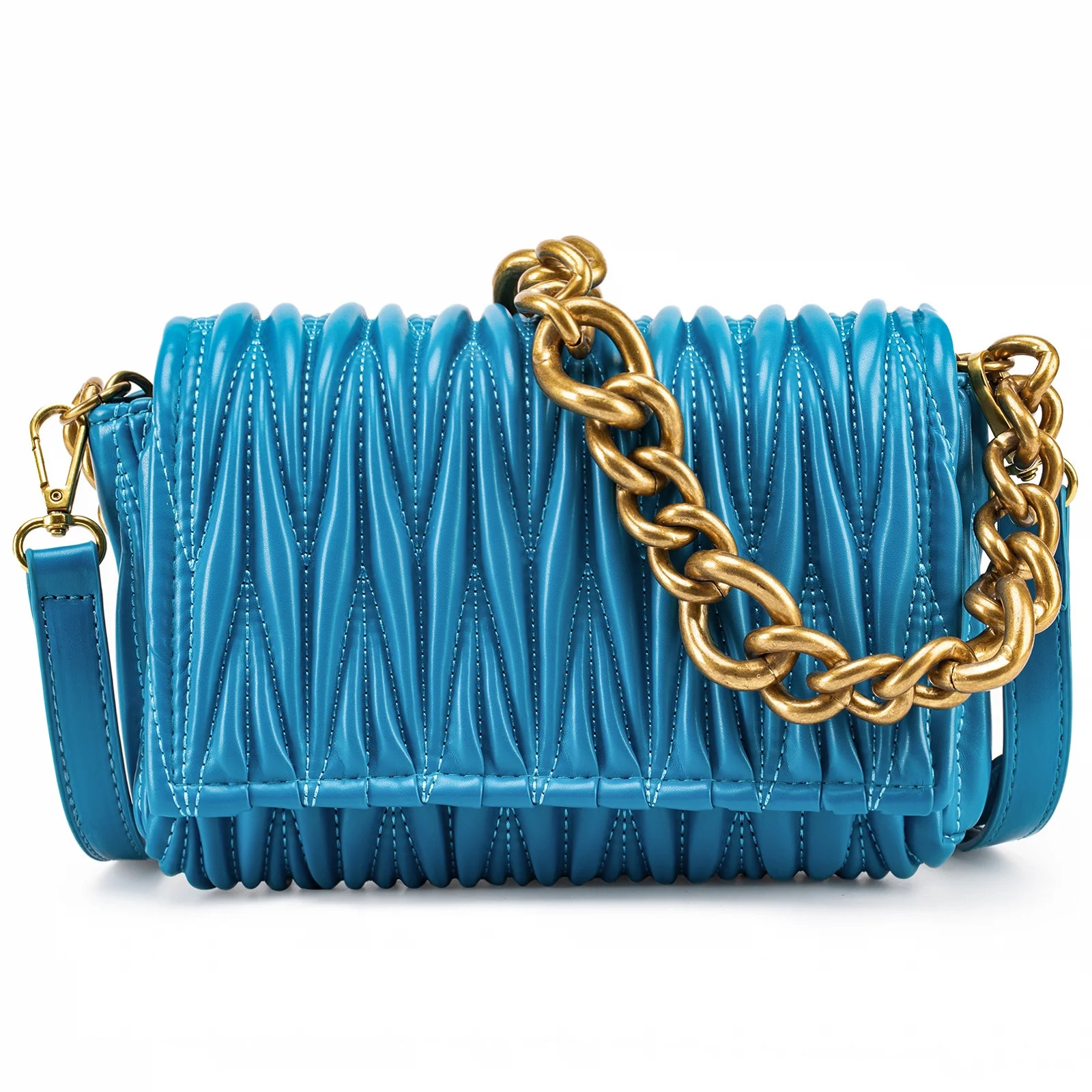 Montana West Quilted Handbags for Women Crossbody Bags Trendy Small Purses and Top Handle Handbag... | Walmart (US)