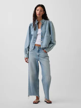 Low Slung Relaxed Crop Jeans | Gap (US)